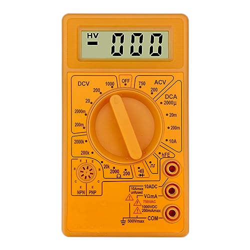 Multímetro Multiteste Digital Com Bipe Sonoro de Continuidade - DT830D