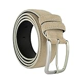 ✅ RÉSISTANTE : Ceinture élégante, souple et durable, dotée d'une boucle métallique de haute qualité résistante à la corrosion