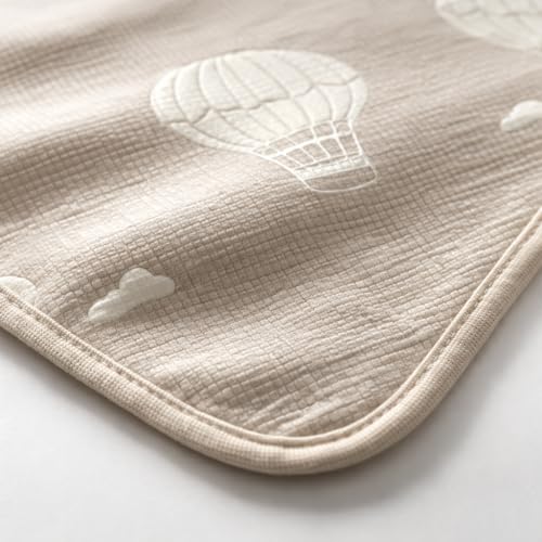 Image of 100% Cotton 6-Layer Muslin Baby Blanket | Super Soft, Breathable & All Seasons Multipurpose Blanket for Babies (Parachute - Camel)