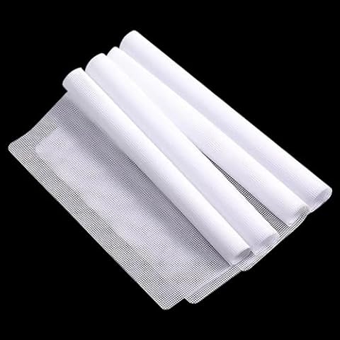 4 Pack Silicone Dehydrator Sheets,Non-stick Food Fruit Dehydrator Mats Reusable Steamer Mesh Mat for Fruit Dryer,Dehydrator Liner,Silicone Dehydrator Trays(9.45 x 9.45 inch) Cover