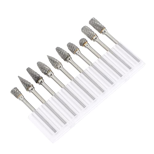Limes rotatives à sculpter multi-formes pour perceuse, set de polissage 10 pièces