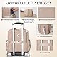 MISS FONG Wickeltasche Wickelrucksack Rucksack,Groß babytasche mit 17 Wickeltasche Organizer, Wickelunterlage, Kinderwagen Haken für mama,Sand