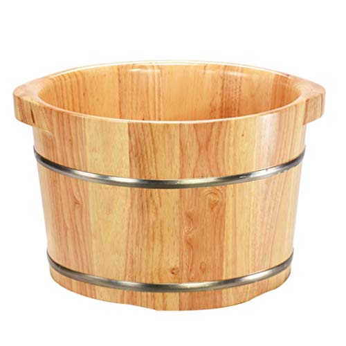 Bañera de pies de madera para spa y pedicura