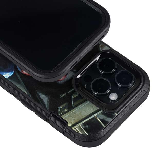 Skinit Decal Phone Skin Compatible with OtterBox Defender iPhone 15 Pro - Officially Licensed Marvel Spiderman New Suit Spiderman Design