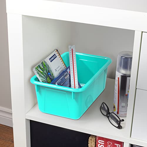 STOREX Kleine Kleine Abfalleimer mit Abdeckung, 31 x 19,8 x 13 cm Klassenzimmer rot, Fall von 6 (62407u06 C)