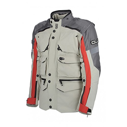 Maniche staccabili OJ Giacca, Ice/Rosso, Taglia S