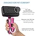 PETIMP STORE 4PCS Self Cleaning Slicker Brush, Pet Grooming Rake, Bath Brush & Massage Brush for Short/Long Haired Dogs, Cats & Horses, Pet Grooming Deshedding Tools - Pet Supplies (Pink Black)