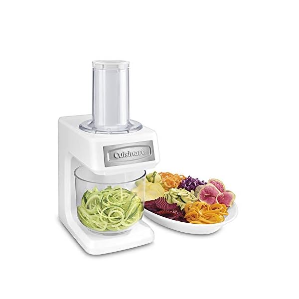 Cuisinart SSL100 Prep Express Slicer, Shredder and Spiralizer, White Gourmetian
