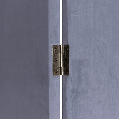 Red Lantern 6 ft. Classic Arch Velvet Room Divider Lilac 3 Panel by Red Lantern - Image 6