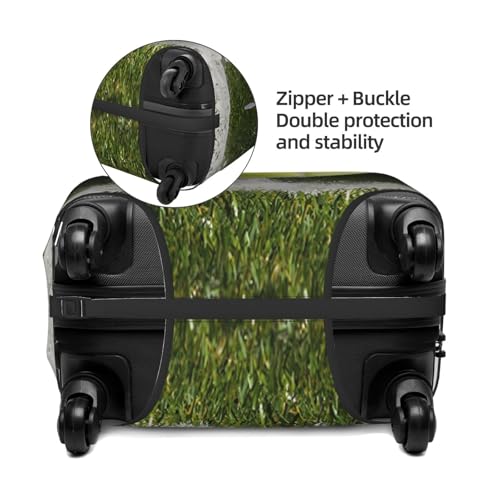 Tennis Grass Court Luggage Cover for Suitcase, Suitcase Cover Protector Fit 25-28 Inch Luggage Travel Accessories, L4