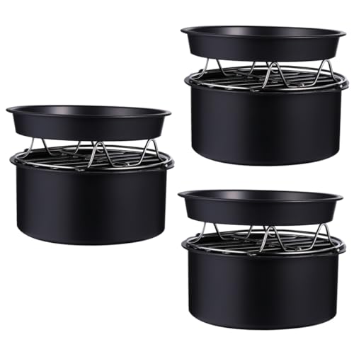 BESTOYARD 9 Peças De Cozimento Conjunto De 3 Peças Apêndice De Metal Francês