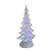 Kurt Adler Battery Operated Acrylic Lighted Christmas Tree, 10-Inch