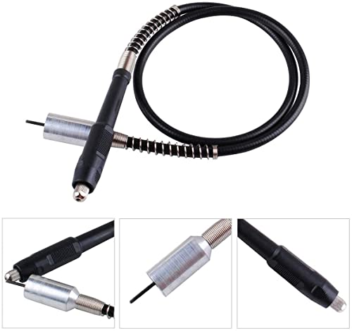 Image of AASONS Mini Die Grinder Rotary Tool Variable Speed | Drilling, Sanding, Buffing, Polishing, Engraving | Dremel Type Electric Compact 130W (Machine + Flexible Shaft with 105pc Accessories)