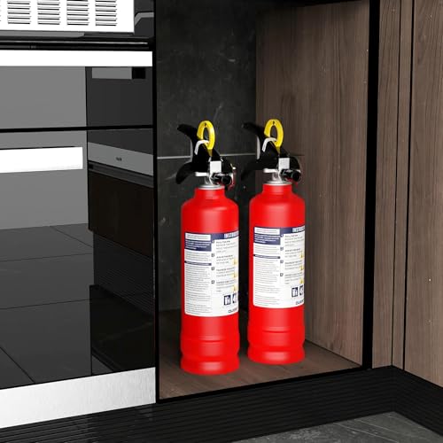 Image of Ougist ABC Fire Extinguisher for Home & Vehicle - 2.5 lb 1-A:10-B:C Rated, Dry Chemical Fire Safety with Quick-Release Handle, Certified for Kitchen /Car /Boat Use-Model FF1KG