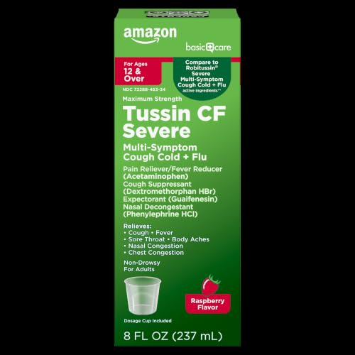 Amazon Basic Care Tussin Severe CF Max...