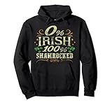 Photo Gallery 0% irlandese 100% shamrock st. patricks day costume felpa con cappuccio Photo Gallery 0% irlandese 100% shamrock st. patricks day costume felpa con cappuccio
