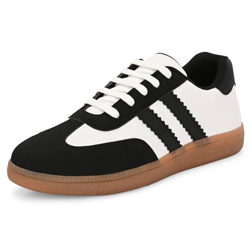 Image of Centrino Women Sneaker | Cushioned Insole for Comfort | Stylish Lace-Up Design | Perfect for Casual Outfit for Girls (9781)