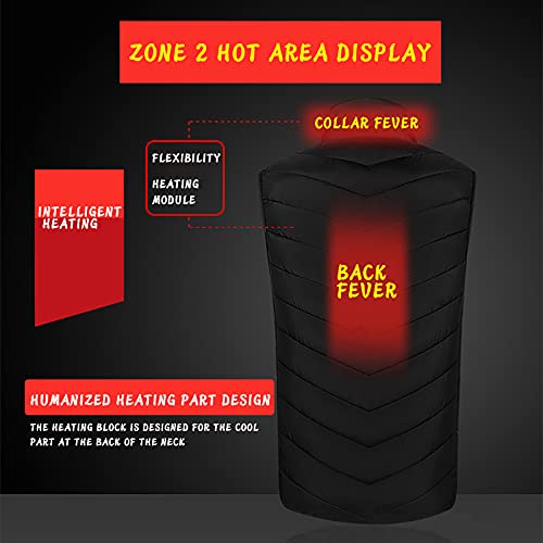 Heated Vest for Men Thermal Jacket Rechargeable Heated Jacket Sleeveless Down Jackets for Women Warm Outdoor Clothing2