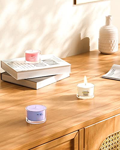 Trinida Candles Fresh Linen Scented, 3 Pack Luxury Jasmine Rose Vanilla Candles For Home Scented, Aromatherapy Glass Jar Soy Candles By Hand Poured thumb #4