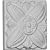 Ekena Millwork ROS08X08FA 3 1/8-Inch W X 3 1/8-Inch H Fairfax Small Rosette