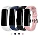 Produktbild MAKACTUA Kompatibel für Honor Band 5/Band 4 Damen Herren,Silikon Ersatz Fitness Armband und Uhrenarmband Verstellbarer Sport Ersatzarmband mit Honor Band 5/Band 4 Klein Groß