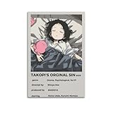 UEWYTTYYUU Takopi's - Póster de pecado original, moderno, vintage, estético, lienzo, decorativo, para colgar en la pared, 50 x 75 cm, estilo sin marco