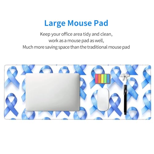 Tapis de souris pour clavier et PC résistant avec base en caoutchouc