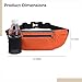 Deskium Multipurpose Hydration Waist Pack For Running, Adjustable Fanny Pack With Water Bottle Holder, Lightweight With Breathable Padding