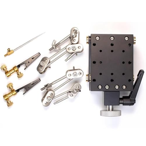 Sistema di armatura per fai da te Stop Motion, doppio braccio in acciaio inox con base di sollevamento, supporto per tiro macro e kit completo di stop motion