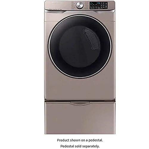 Samsung DVE45R6300C 7.5 Cu. Ft. Smart Electric Steam Dryer In Champagne  thumb #3