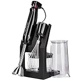 KeMar Kitchenware KSM-1000 Stabmixer | Basis Set | 1.000 Watt | Titan Klinge | Ständer