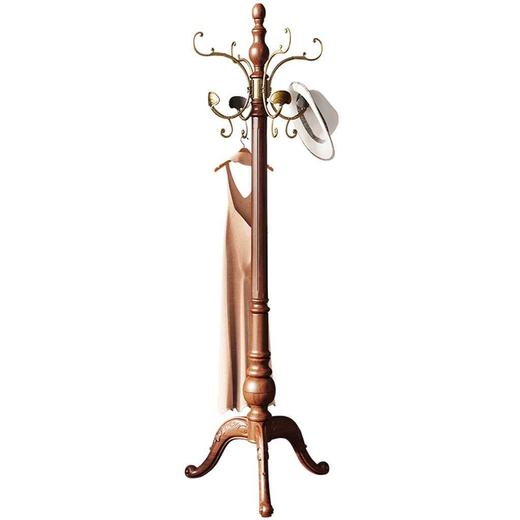 Huthalter-Organizer Etage Stehender Schwerlastmantel Rack Wohnzimmer Korridor Eckbügel Schlafzimmer Single Pole Vertical Coat Shelf, geeignet for die Lagerung von Bags Mäntel Jacken Kleiderbügelstände