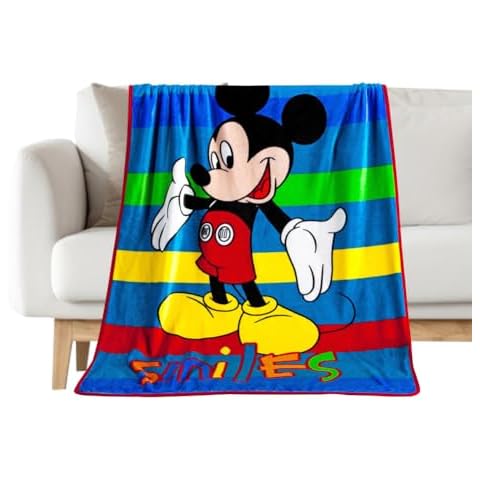 LKNBIF Mic-key Cartoon Blanket for All Ages Cover