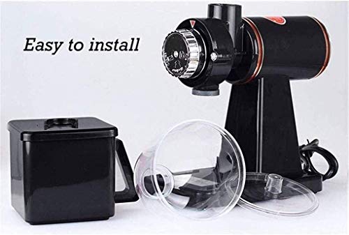 ZOUSHUAIDEDIAN Kaffeemühle, konische Grat-Mühlen-Mühle mit 8 Schleifeinstellungen von Ultra-fein bis grob, for… – Bild 3