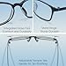 Khirhf Color Blind Glasses for Men, Color Vision Deficiency Correcting & Enhancing Glasses for Red-Green Colour Blindness | Indoor & Outdoor Use