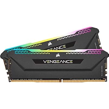 Memória Corsair Vengeance RGB PRO SL - 32GB(2x16GB), DDR4, 3200Mhz, C16, Preto - CMH32GX4M2E3200C16