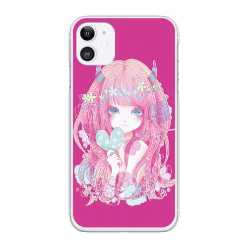 ブレインズ iPhone 17 Pro Max 対応 ハード ケース カバー sweet devil maki asaki デザイナー 朝木麻貴 ガーリー ピンク 女の子 花 人気 ファッション iphone17プロマックス スマホケース アイフォン アイ