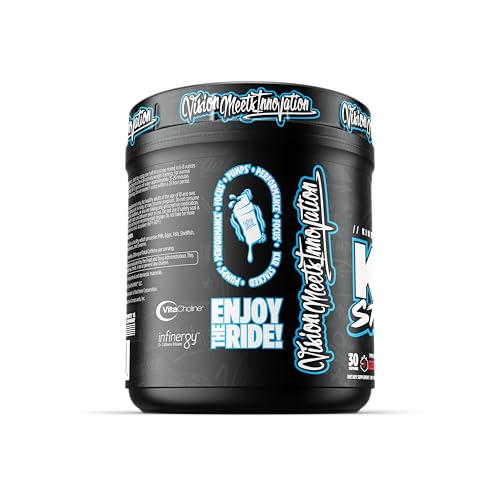 Image of VMI Sports KXR Stacked Essential Pre Workout Powder | Energy - Focus - Power & Pumps | Maximum Absorption Formula | Great Taste for Men & Women