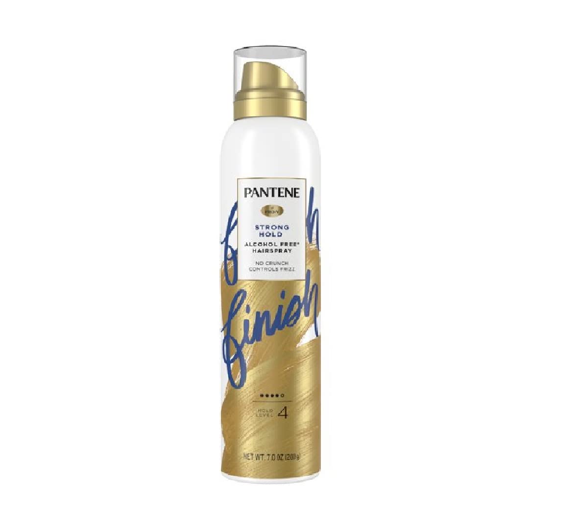 Pantene Pro-V Strong Hold Alcohol Free* Level 4 Hairspray, 7.0 oz