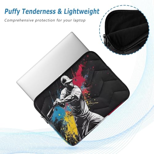 Funda para portátil de 13-14 pulgadas baseball miniatura 5