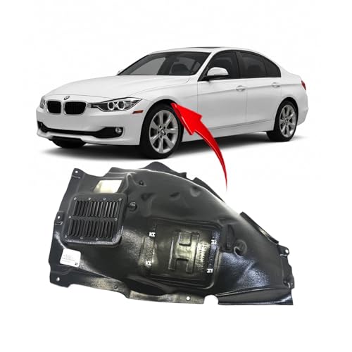 Image of FitParts Compatible with BMW 3 Series 2013-2018 Front Left Fender Liner