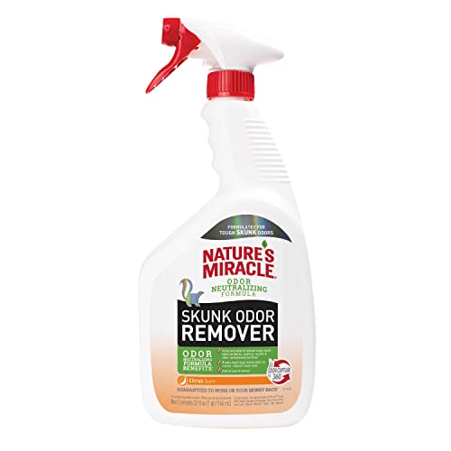 Nature’s Miracle Skunk Odor Remover, 32 Fluid Ounces, Removes Skunk Odors On Fabrics, Clothing, Carpets And Other Surfaces