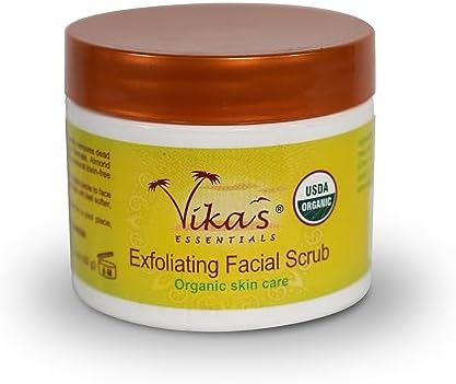 Vika's Essentials Certified Organic Exfoliating Facial Scrub