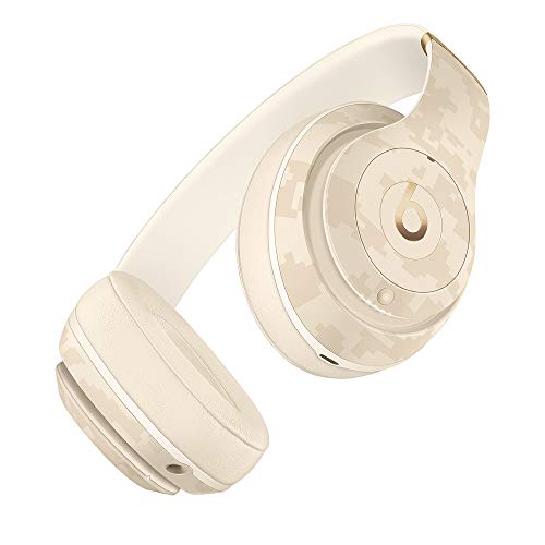 Beats Studio3 Wireless Cuffie con cancellazione del rumore – Chip per cuffie Apple W1, Bluetooth di Classe 1, cancellazione attiva del rumore, 22 ore di ascolto – Beige (Mimetico Sabbia del Deserto)