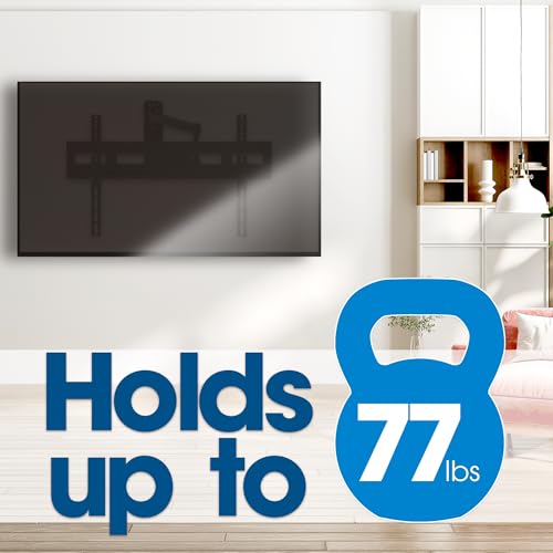 Image of Manhattan Full Motion TV Wall Mount - 37 to 70 inch to 77 lbs - Swivel, Tilt, & Level Adjustment - up to 600x400 VESA - 462426