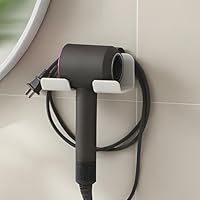 ATEWEITA Föhn Halterung ohne Bohren, Haartrocknerhalter Wandmontage zum Kleben, Föhnhalterung Bad Wandhalter für Haartrockner, Hair Dryer Holder Wall Mounted, Blow Dryer Holder (15*9CM) 1 Stück
