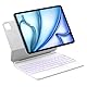 Inateck NeoMagic Magnetische Tastatur Hülle für iPad Air 11 Zoll M3/M2 (2025/2024),Air 5/4,Magic Keyboard für iPad Pro 11 Zoll 4/3/2/1, Freitragender Ständer, 7-Farbige Hintergrundbeleuchtung,KB09119