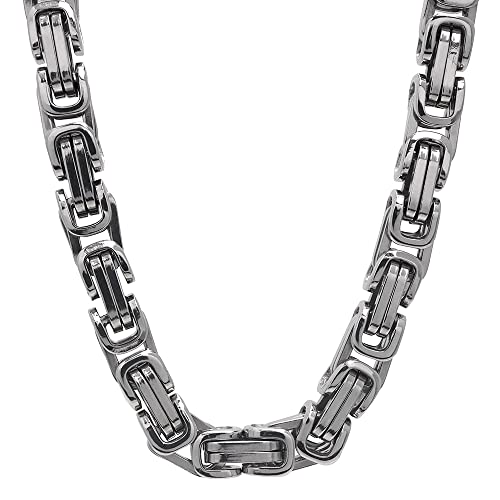 [silver KYASYA]XeX ߃`F[ lbNX 4/5/6/8/10mm YlbNX rU``F[ XNGA  Vv ig S[h Vo[ ubN AM[ΉiVo[A8mmA55cmj