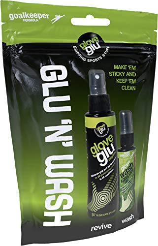 gloveglu - Lote de Productos para Mejorar el Agarre y Mantener limpios los Guantes de Portero, Glove Glue, Limpiar y Preparar Guantes de Portero, Agarre