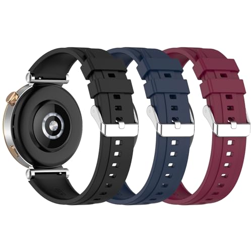 RuenTech Correa de silicona para Xiaomi Watch S4 41mm, correa de repuesto para reloj, 18mm correas para Xiaomi Watch S4 41mm, accesorio para smartwatch, Mittelgroße, Silicona, No es una piedra